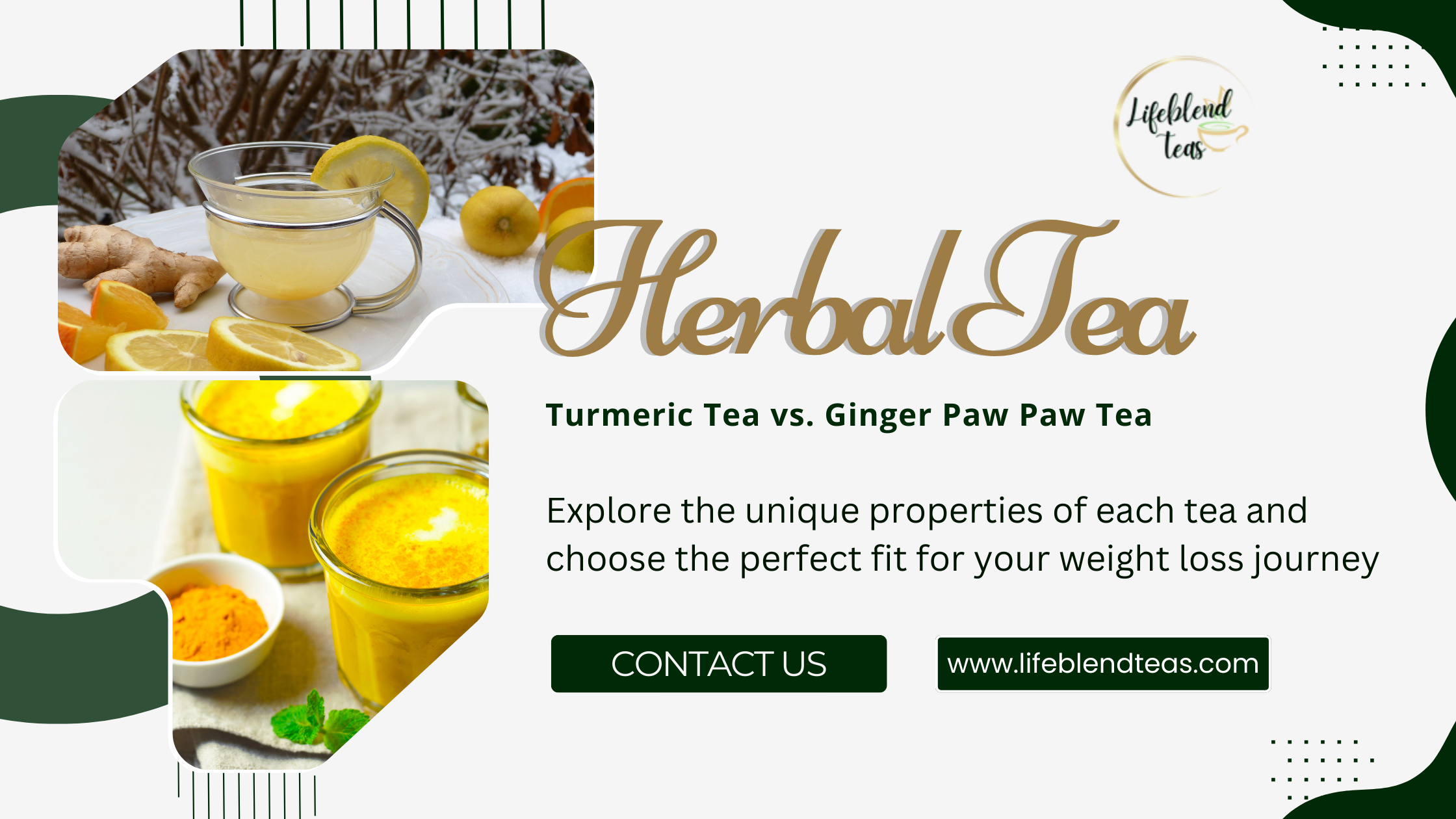 Turmeric Tea vs. Ginger Paw Paw Tea: Choose One for Weight Loss